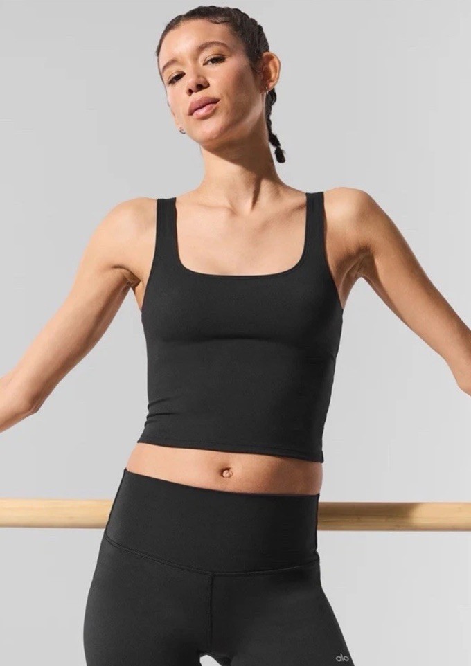 alo yoga ブラック タンクトップ XS Alo Yoga Select Tank | Shopbop