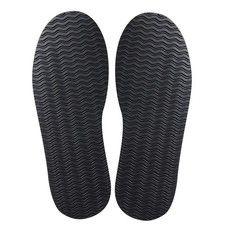 Rubber Soles for Bottom of Shoes, Shoe Sole 32 x 12.6 cm, Black