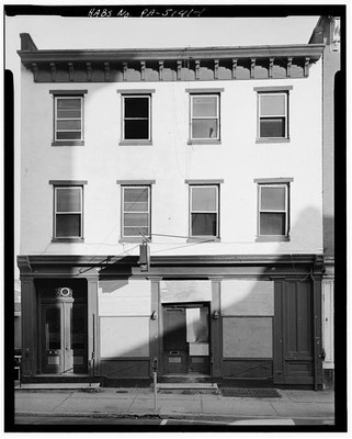 1. WEST (FRONT) ELEVATION - 33-35 North Fourth Street (Commercial Building),