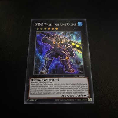 d/d/d Wellenhochkönig Caeser OP24-DE009 Super Rare Yugioh Karte Mint / NM