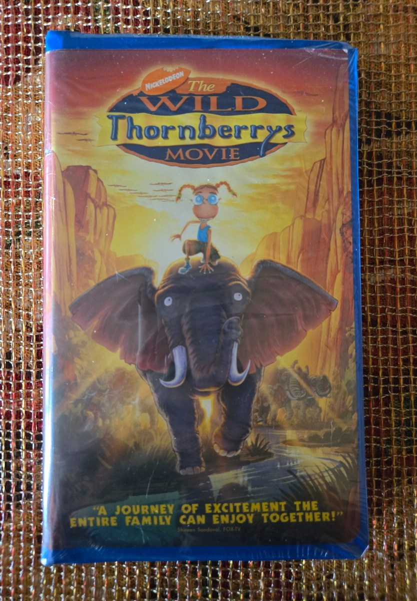 The Wild Thornberrys Movie (VHS, 2002) Nickelodeon Clamshell Case