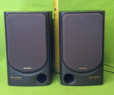 Vintage AIWA SX-N330 Speakers Hi-Fi Stereo System Speaker's Pair Tested & Fully