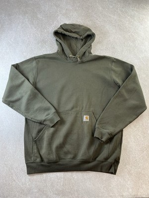 Carhartt Herren K121 316 Midweight Hoodie Sweatshirt Medium M Moosgrün Loose Fit