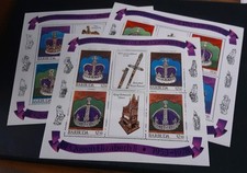 Barbuda 1978 SG408-13 25th Anniv of Coronation Set 6v In Sheetlet (2 Sets) MNH