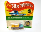 Vintage Hot Wheels Redline 1970 Purple TOW TRUCK HEAVYWEIGHTS in Package!