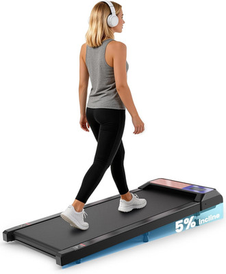 Compact Under Desk Treadmill with 5% Incline, 2.5HP, 265 Lbs Capacity