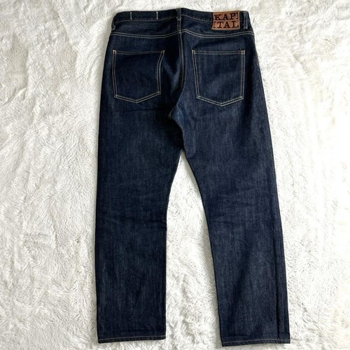 KAPITAL Okabilly SLP012 Selvedge Denim Jeans 14 oz Made in Japan EX Men's W36