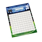 A4 100 TEAM FOOTBALL SCRATCH CARD FOR FUNDRAISING CHARITY EVENTS 100 SPACES