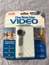 CVS ONE TIME USE VIDEO CAMCORDER NEW SEALED