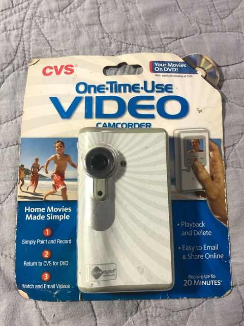 CVS ONE TIME USE VIDEO CAMCORDER NEW SEALED
