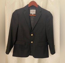 Pierre Cardin Boys' Elegant Black Blazer Size 8