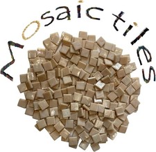 SMEIINIK 3.3lb Bulk Single Iridescent Color Mosaic Tiles for Crafts, Glass Mosai