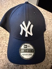 New Era MLB New York Yankees 39Thirty 3930 FlexFit Hat Cap Medium-Large M/L Navy