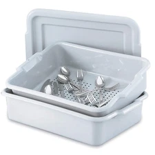 VOLLRATH 52619 Silverware Soak System,20 in L,Silver 4NCU8