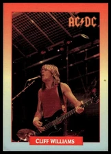 Cliff Williams ACDC 1991 Brockum Rock Cards #21 Single Trading Card Raw