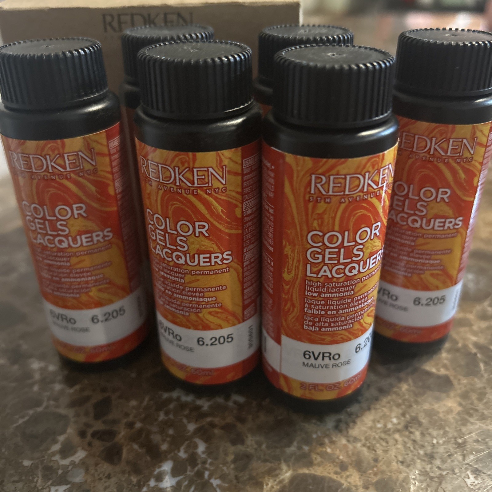 Gels 6vro Mauve  Rose Permanent Conditioning Hair Color