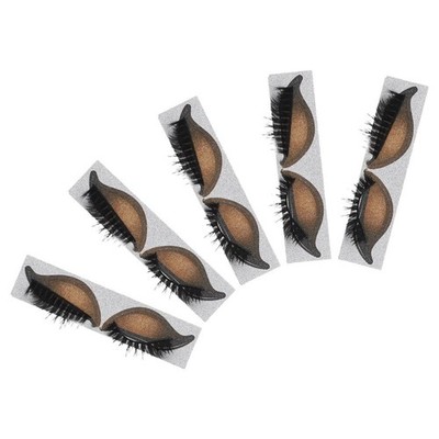  5 Pairs Makeup Eye Patches Smokey Eyeshadow Stickers Beauty Eyelash