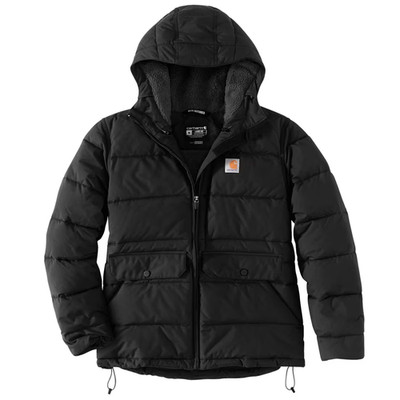 Carhartt 105457  Montana Relaxed Fit Jacket Insulated Women Sz 1X Black Hooded