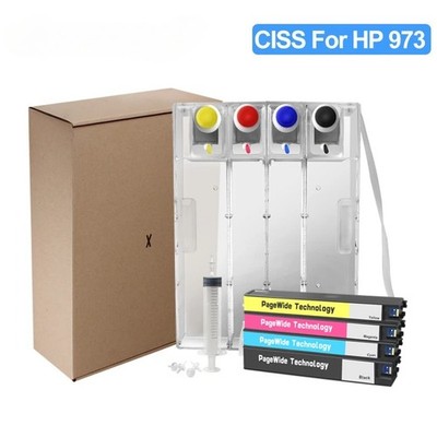 CISS For HP973 For HP 352dw 377dw 452dn/dw 477dn/dw 552dw 577dw/z Printer