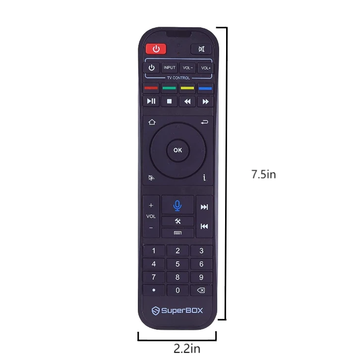 For SuperBox Remote Control Bluetooth Voice Control for S5 Max, S6 Max, Elite - Image 2 of 4