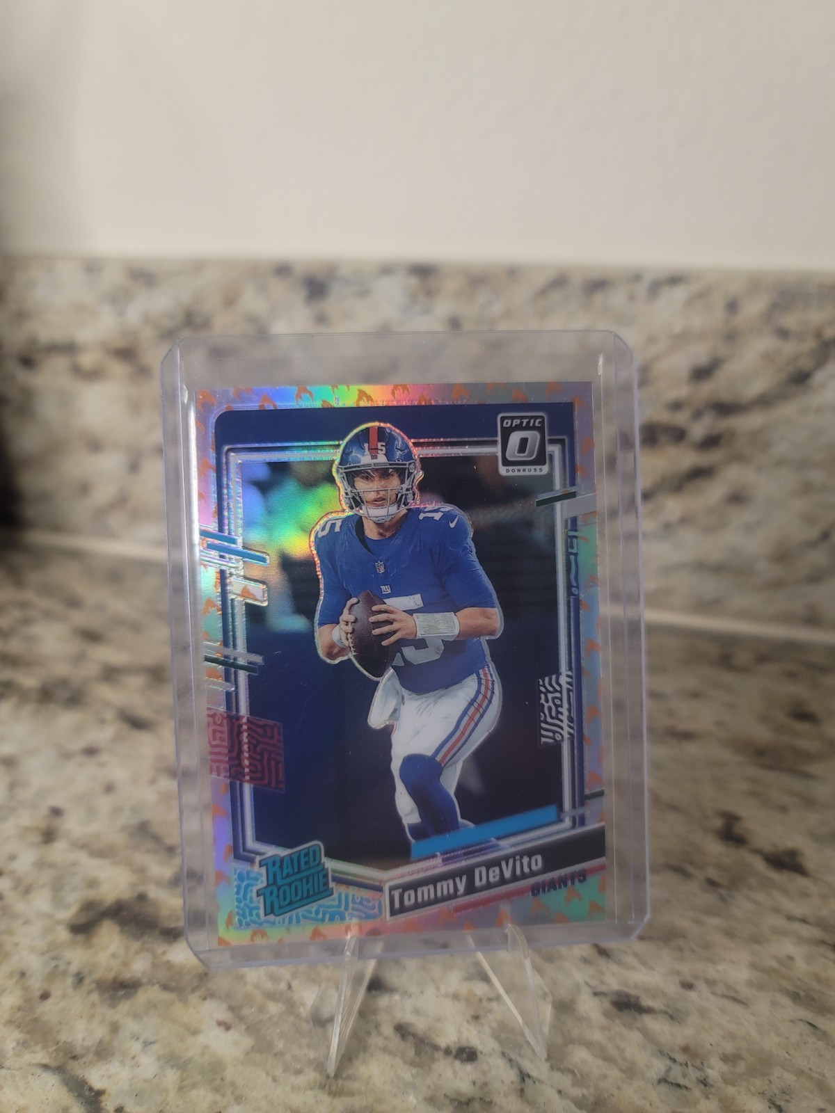 2023 Panini Donruss Optic - Rated Rookie Tommy DeVito #280 Fire Prizm (RC) 🔥