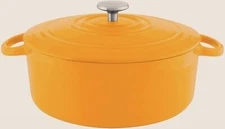 Chantal Enameled Cast Iron 7 Quart Dutch Oven, Marigold Yellow * NEW *