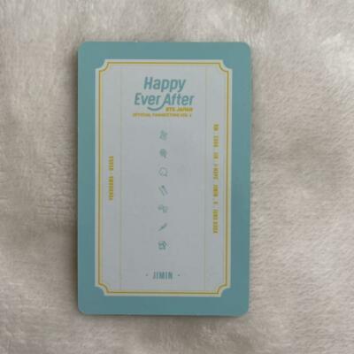 BTS Jimin Happy Ever After Photo Card Japan Official Fan