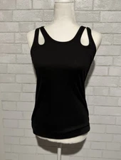 Anthropologie Doe & Rae Black Sleeveless Tank Size S NWOT