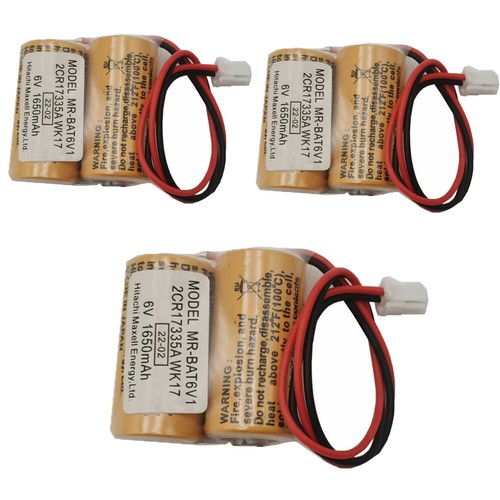 3 Stück für Mitsubishi MR-BAT6V1 2CR17335A WK17 6V 1650mAh Batterie - Bild 1 von 8