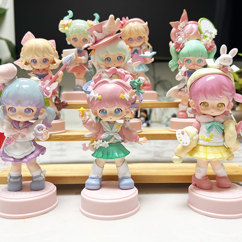 Simon Toys Teennar Sakura Campus Series Confirmed Blind Box Figure