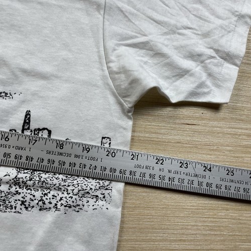 Vintage 80s Alcoholics Anonymous Wrap Around Print Chicago T Shirt XL Skyline - Picture 14 of 15
