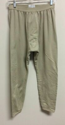 USGI DESERT TAN LEVEL 2 WAFFLE GRID FLEECE PANTS, X-SMALL- REG
