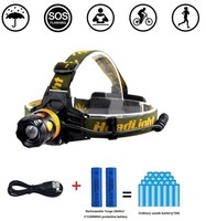 Tooge T6 Waterproof Led Head Torch Zoomable Headlamp Flashlight 3 Modes Tooge T6 Waterproof Led Head Torch Zoomable Headlamp Flashlight 3 Modes