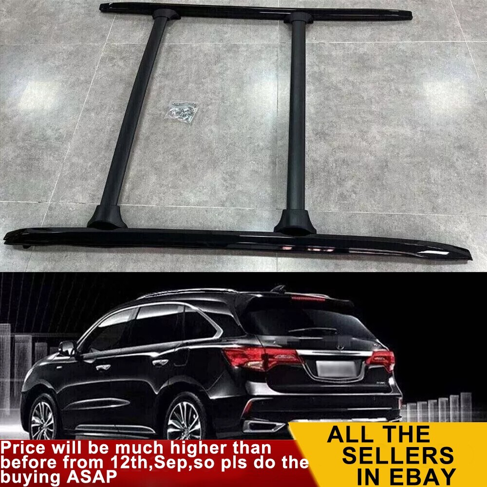4Pcs Fits for Acura MDX Roof Side Rail Rack Cross Bars Crossbars