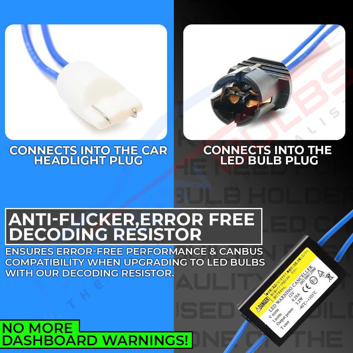 2 Resistenze In Alluminio 10W 5 Ohm - Bobinate 5% - Per Convertitori LED E Circuiti Elettronici (Asta 19mm, Foro 1.8mm) - 3
