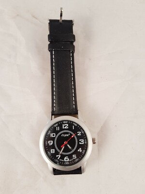Herrenuhr E'clipse Schwarz Lederarmband