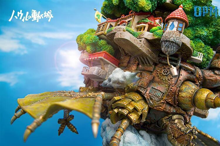 Howl's Moving Castle Resin OPM Studio Statue Flying version Howl's Moving Castle Resin OPM Studio Statue Flying version
