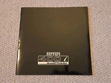 Ferrari 400i Automatic Original Brochure February 1981