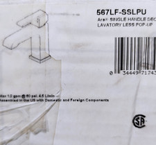 Delta 567LF-SSLPU Ara Single Handle Bathroom Faucet in Stainless