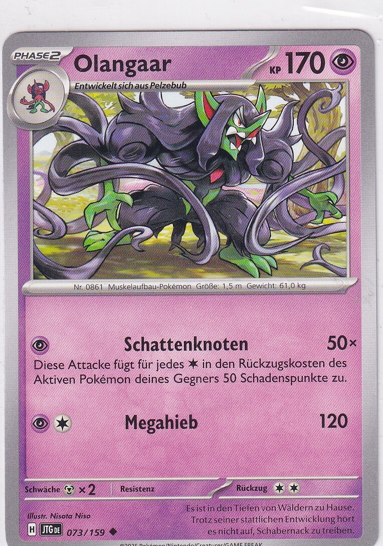 Pokemon Travel Companions JTG 73/159 Olangaar German