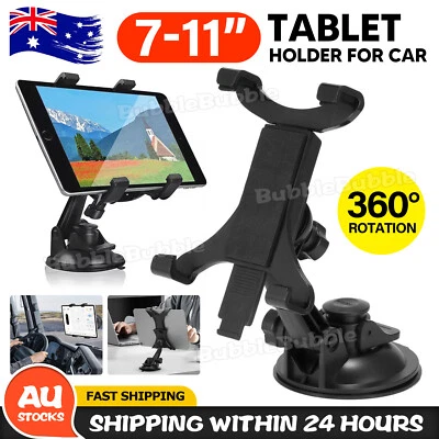 Car Windscreen Suction Mount Holder For iPad Mini Pro Samsung Tablet PC 7-11" - image 1 of 4
