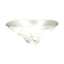 Steuben Crystal - Trillium Console Bowl - Signed - 5"