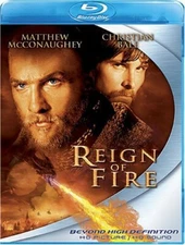 REIGN OF FIRE New Sealed Blu-ray Christian Bale Matthew McConaughey