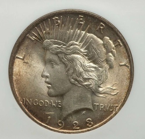 1922 PEACE DOLLAR GRADED MS-64 by NGC **NICE**