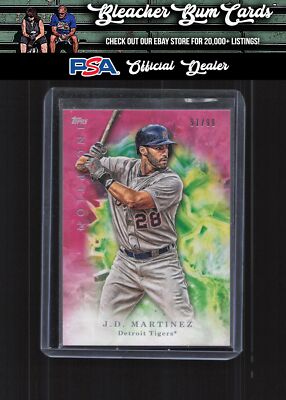 2017 Topps Inception 23 J.D. Martinez Magenta #/99
