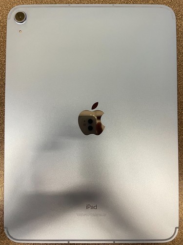 Apple iPad 10th Gen 64GB, Wi-Fi + Cellular, 10.9 in -Blue-Cracked - Afbeelding 2 van 2
