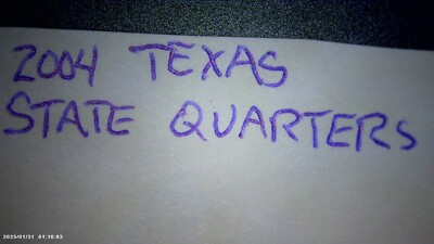 2004 TEXAS State Quarter errors  3 coins   SEE MY ''SELLERS OTHER ITEMS''
