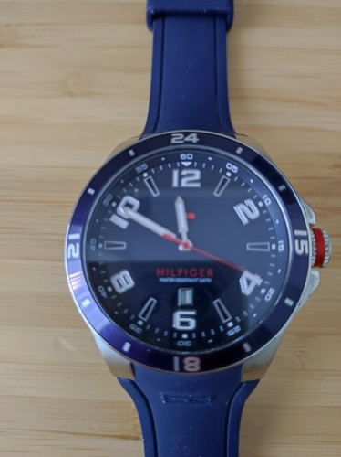 Tommy Hilfiger Cool Sport 1790862 Herrenuhr mit blauem Silikonarmband - Bild 5 von 7