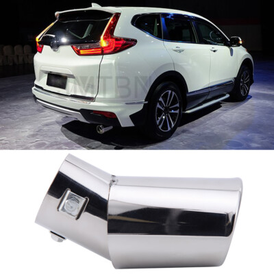 Car Chrome Stainless Steel Rear Exhaust Pipe Tail Muffler Tip For Honda CR-V