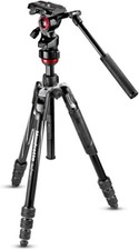Manfrotto MVKBFRT-Live Befree Live Travel Tripod Kit Twist Lock Fluid Video Head